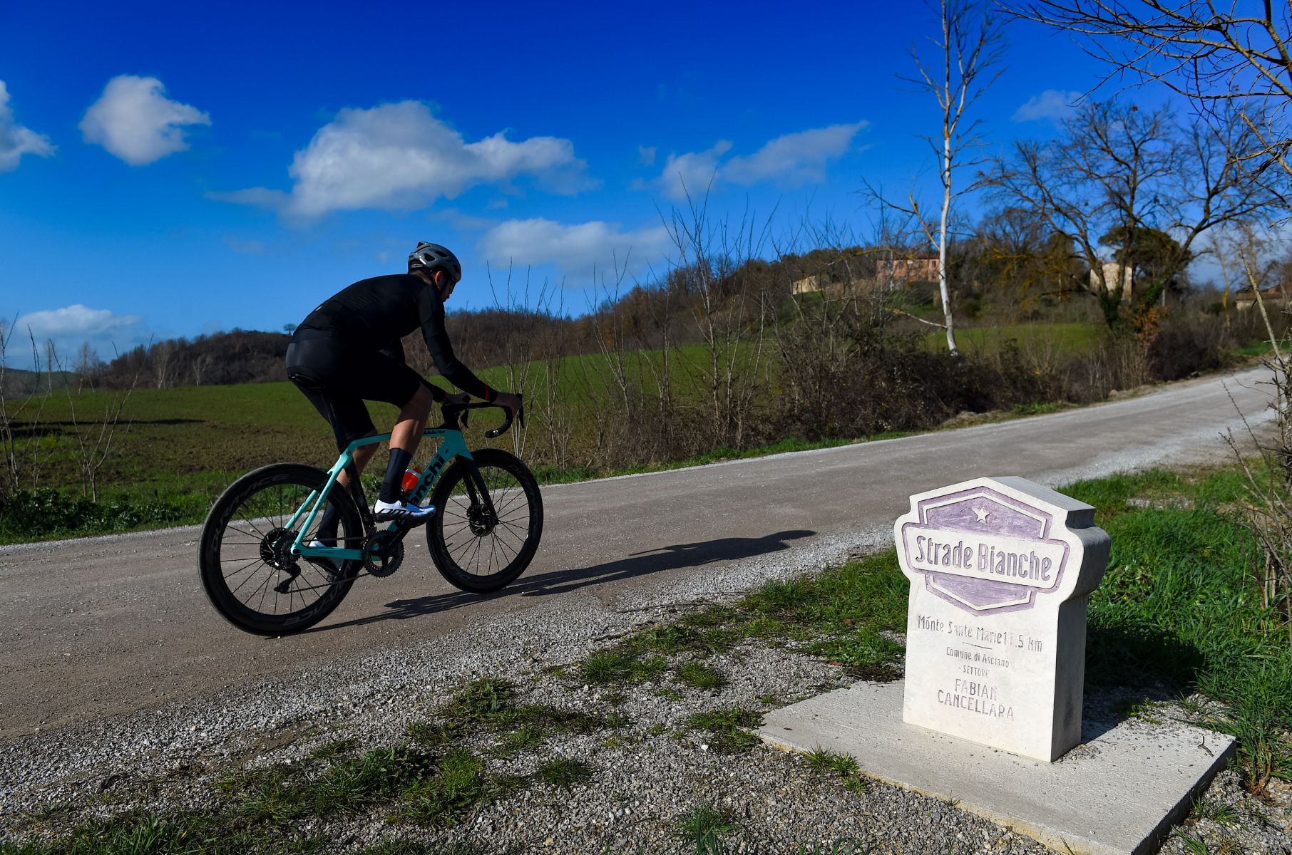 Focus on the 3 key gravel sectors: San Martino in Grania, Monte Sante Marie and Le Tolfe.